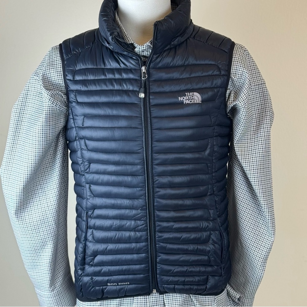 The North Face Women’s Pro 900 Navy Down Quilted Puffer Vest Vintage Gorpcore